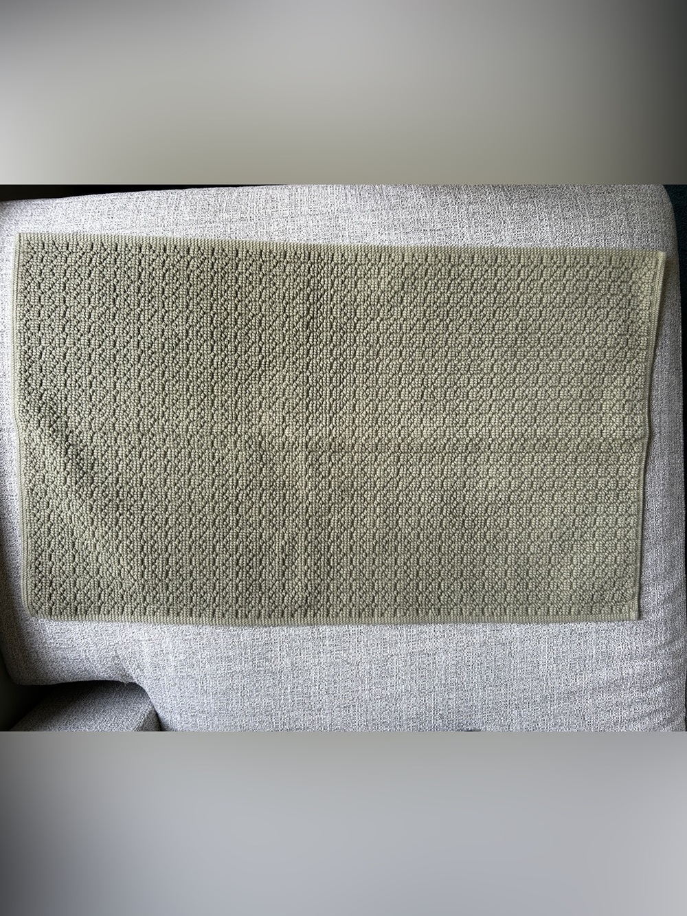Threshold Olive Green Textured Bath Mat